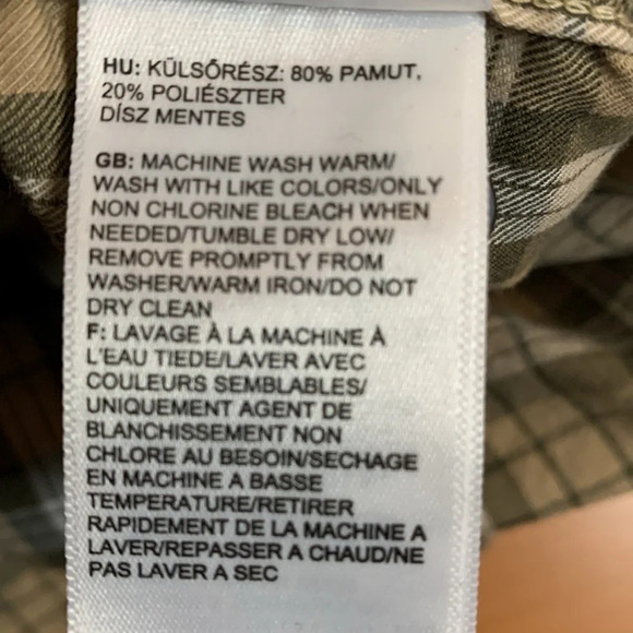 The North Face Long Sleeve Button Up Men’s Plaid Shirt Size Large - Picture 9 of 9